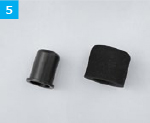 ⑤小型ノブ 俵型(素材：ゴムスポンジ)